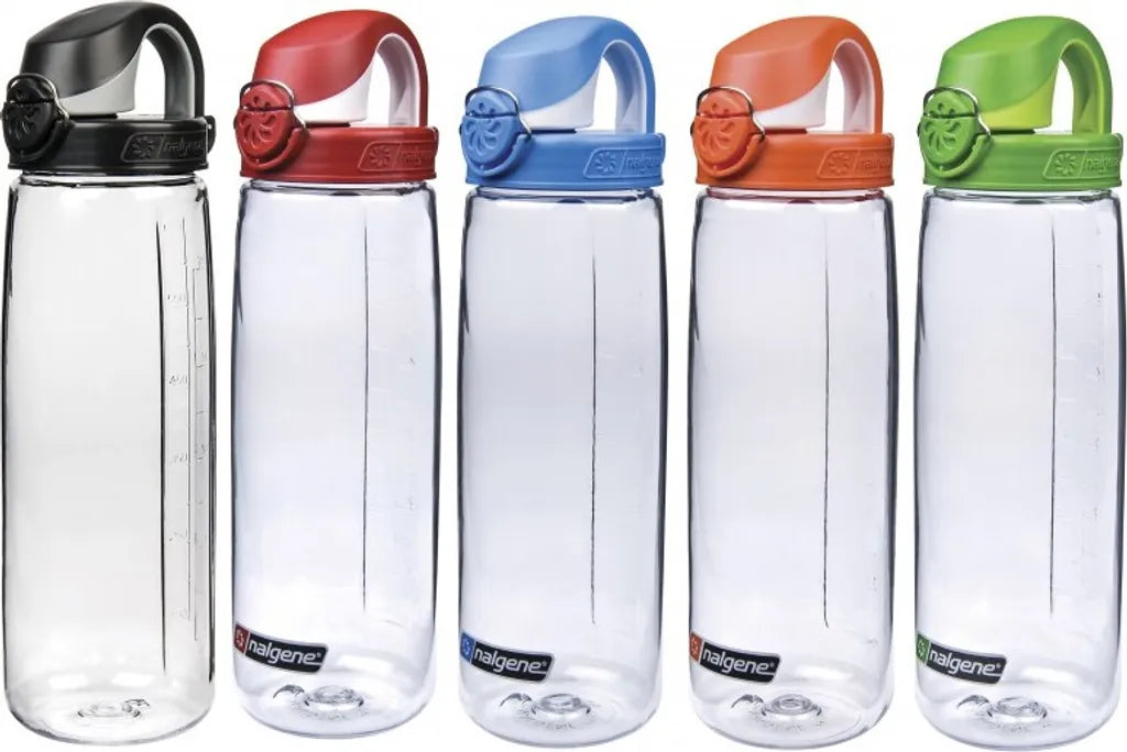 Nalgene Trinkflasche Everyday OTF 0,7 Liter Transparent Deckel Schwarz 78900