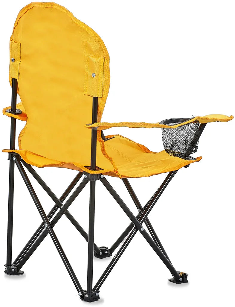 Linder Exclusiv Campingstuhl Für Kinder Mit Getränkehalter Orange