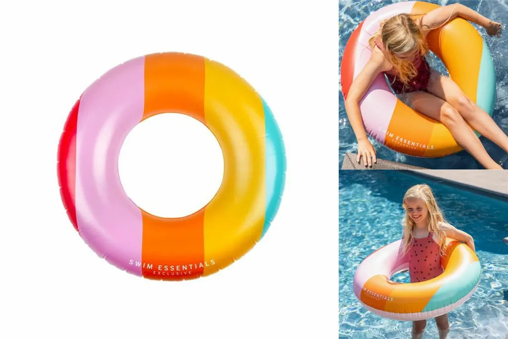 Swim Essentials Regenbogen-Schwimmring
