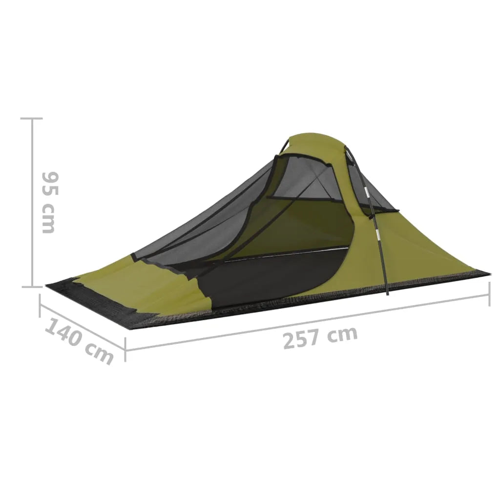 VidaXL Campingzelt 317x240x100 Cm Grün