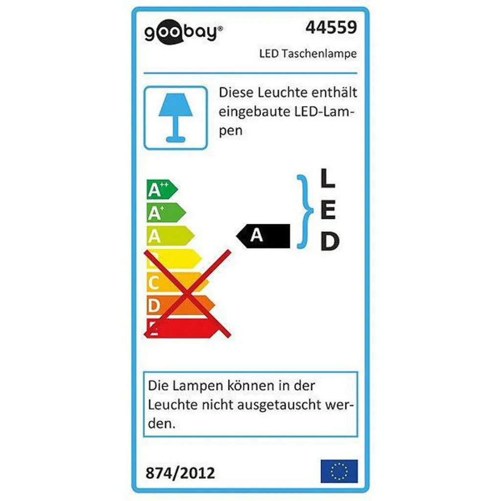 Goobay LED-Taschenlampe Super Bright 1500