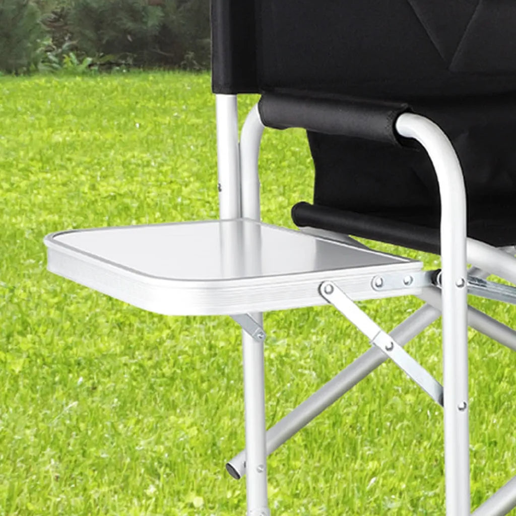 Regiestuhl Mit Tisch Und Tasche - 47x57x79cm - Aluminium-Polyester - Max 120kg