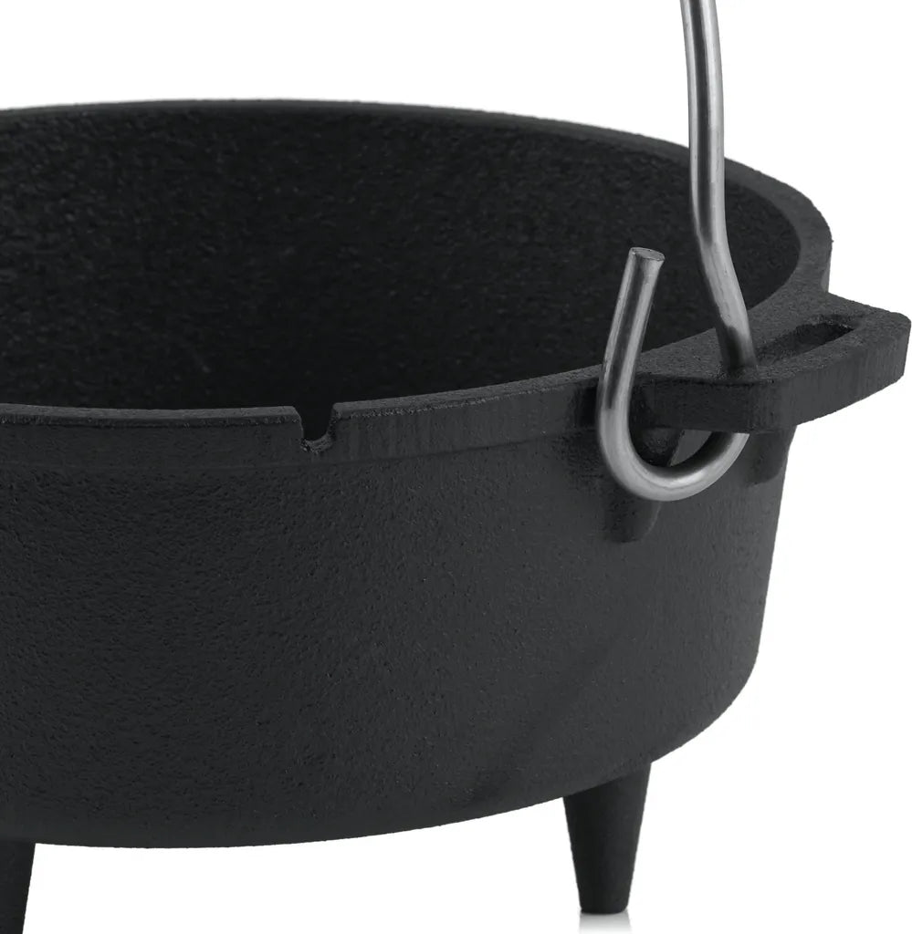 BBQ-Toro Dutch Oven DO1P, 1,8 L Premium Gusseisen Kochtopf, Gusstopf