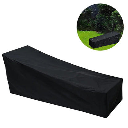  Sonnenliege Schutzhülle , Gartenliege Abdeckplane 210D /420D Oxford Wasserdicht, Winddicht, UV-Beständig Schutzhülle Für Sonnenliege Gartenmöbel Deckchair Liegestuhl