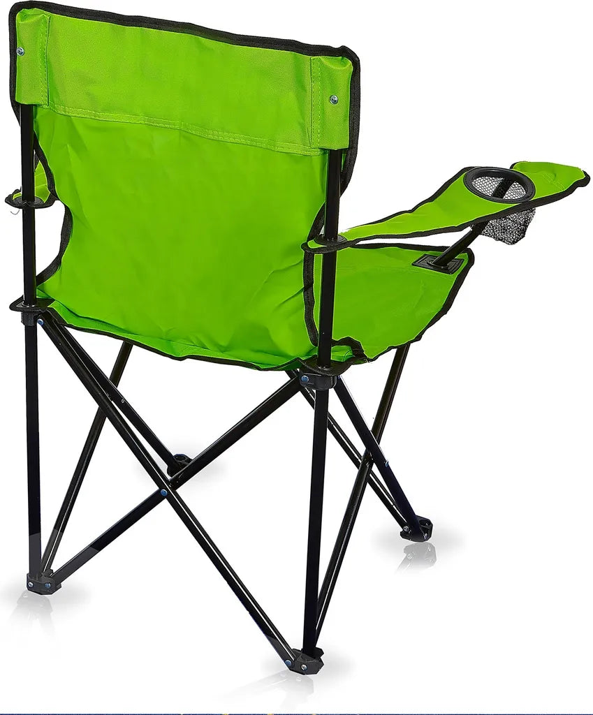 Linder Exclusiv Campingstuhl Mit Getränkehalter, Anglersessel Lindgrün