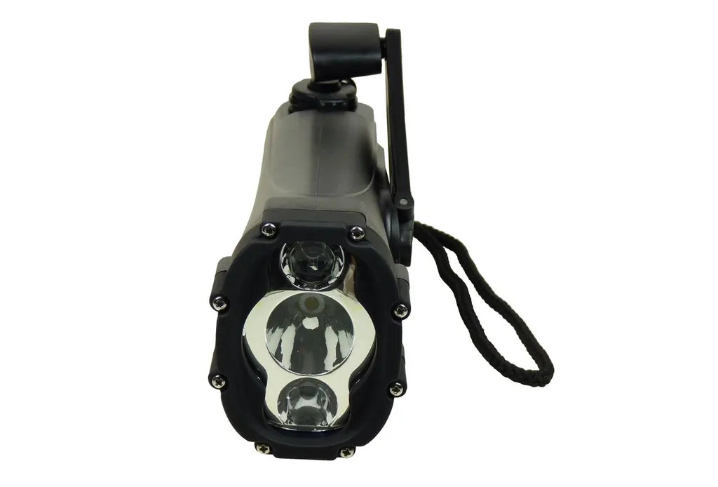  PowerPlus Shark - Dynamo LED Taschenlampe And Notfall Charger - Wasserdicht