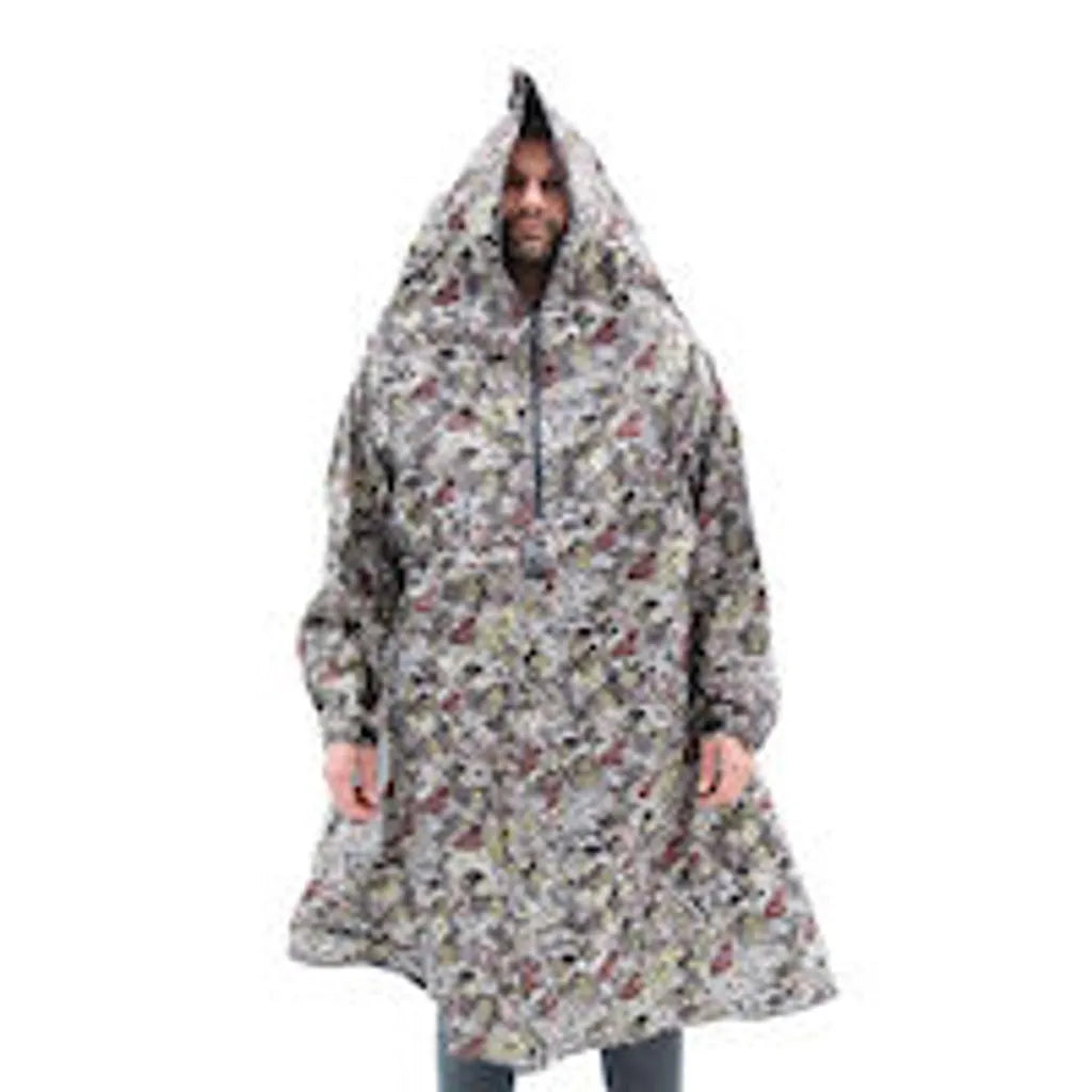  HELSPORT Fjellduk Pro - Poncho, Plane, Biwacksack Und Schutzunterkunft In Einem, Farbe:forest Camo