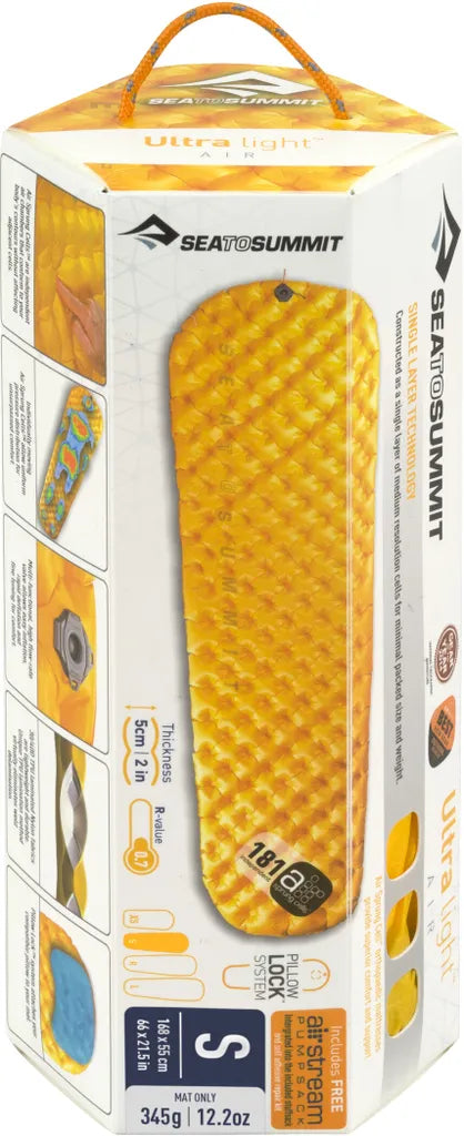  Sea To Summit Ultralight Mat Yellow 168 X 55 Cm
