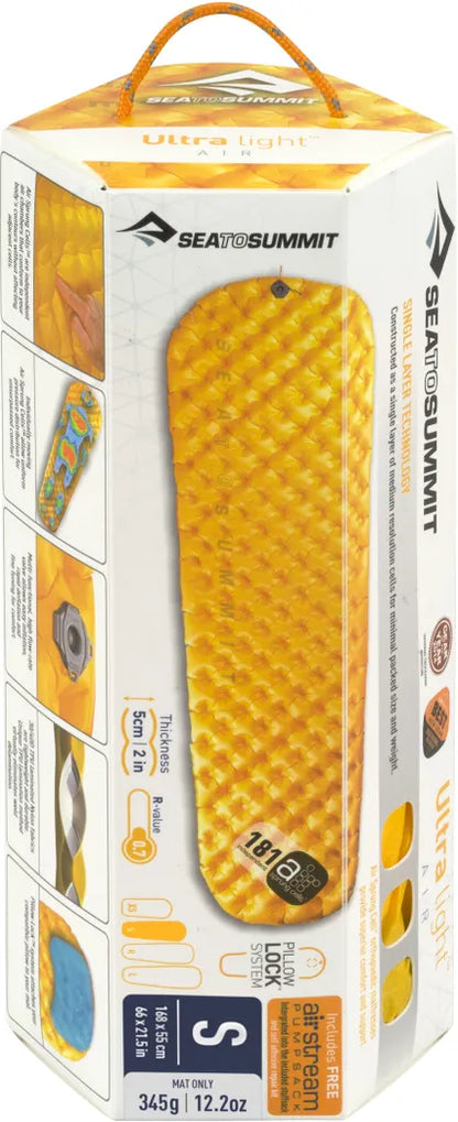  Sea To Summit Ultralight Mat Yellow 168 X 55 Cm