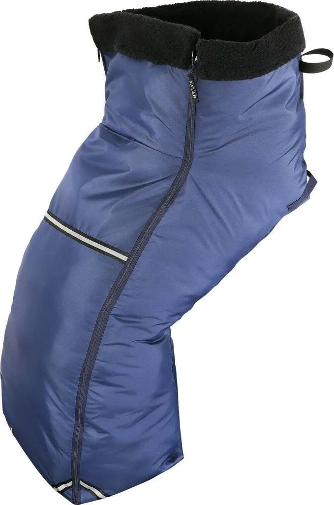  Kaiser Luxus Rollstuhl Schlupfsack WOLLPELZ Blau Mit Schafwolle Abgefüttert
