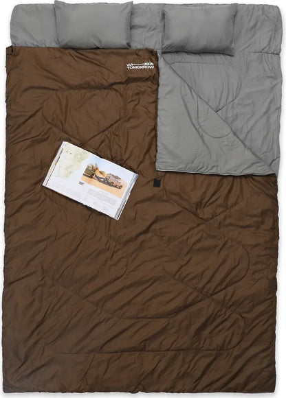  Where Tomorrow Doppelschlafsack 190+30 X 150 Cm Braun