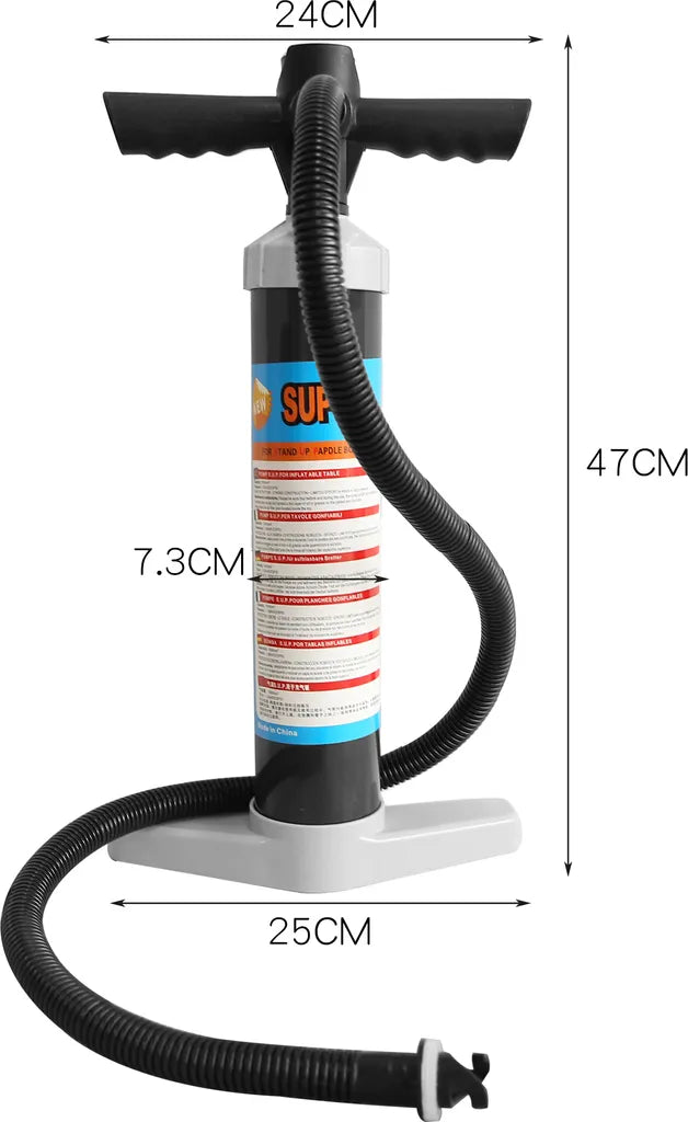  Manuelle Pumpe Für Air Track Matten Trainingsmatte Hochleistungs Handluftpumpe Mit Manometer