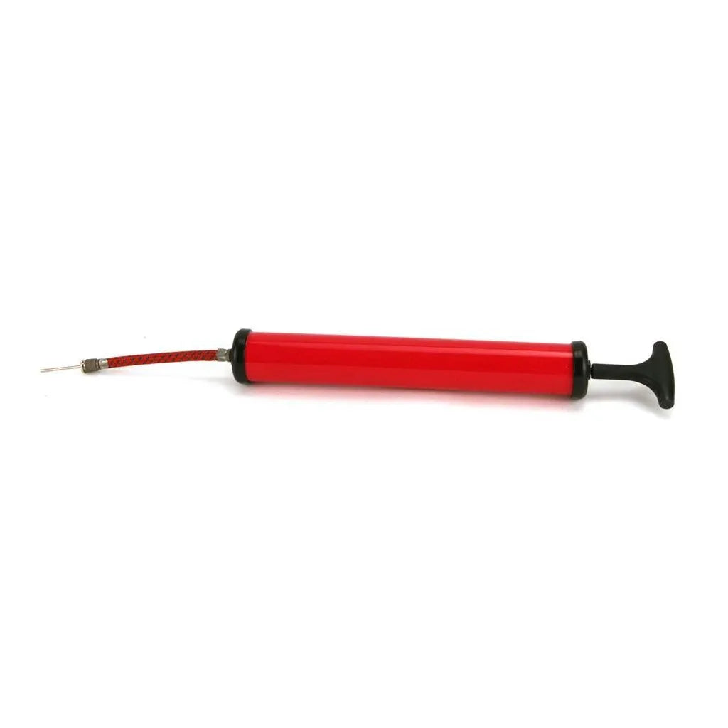  Metall Ballpumpe Luftpumpe 2 Ballnadeln Schlauch Für Fußball Ball Basketball Hüpfball