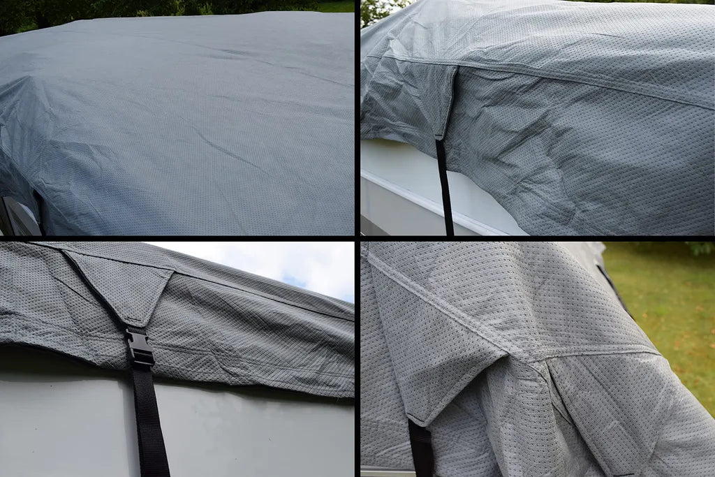  GreenYard® Wohnwagen Schutzdach 650 Cm Abdeckplane Wohnmobilschutzdach