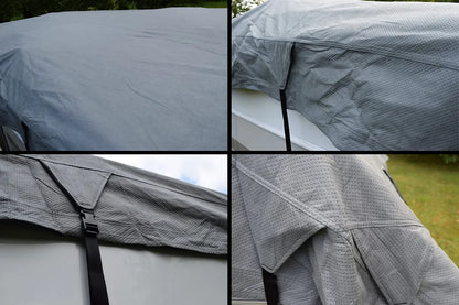  GreenYard® Wohnwagen Schutzdach 650 Cm Abdeckplane Wohnmobilschutzdach