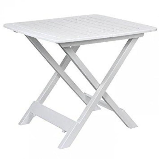  Campingtisch Beistelltisch 43x45x50cm Weiss Klappbar Kunststoff Klapptisch