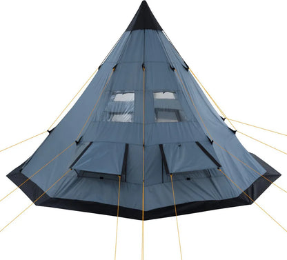  CampFeuer Tipi Zelt Spirit Für 4 Personen | Grau | 3000 Mm Wassersäule