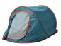  Pop Up Wurfzelt Für 2 Personen - 220 X 120 Cm / Blau - Camping Festival Automatik Trekking Zelt
