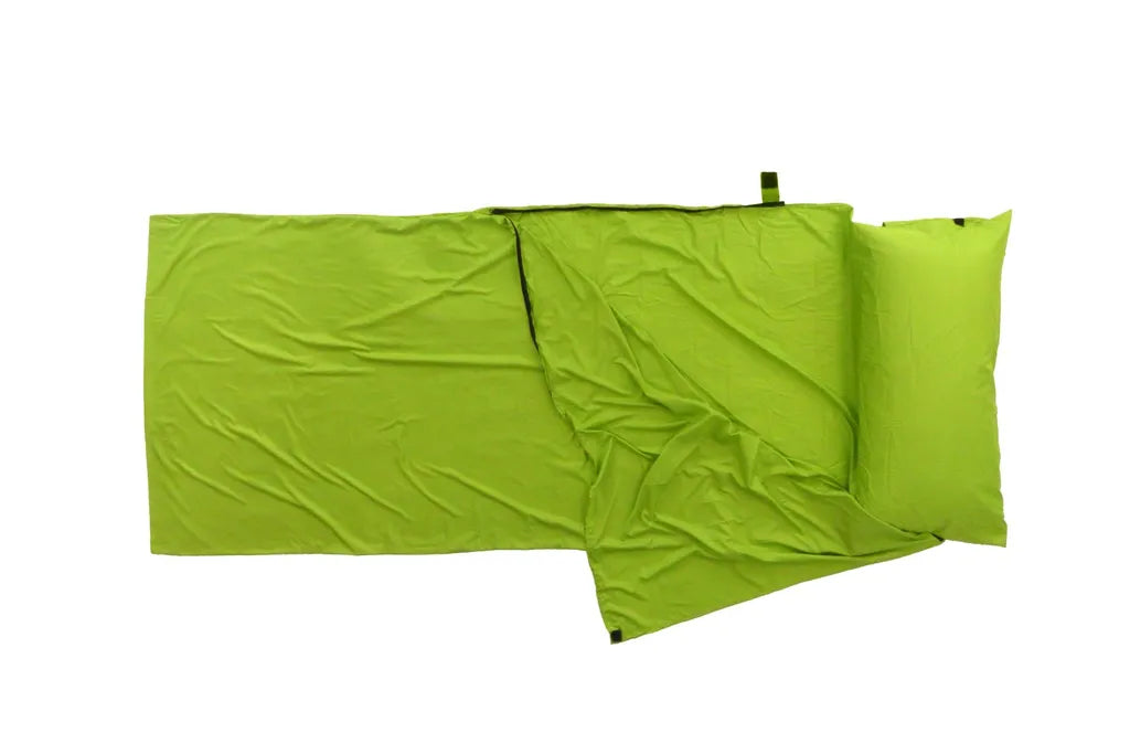 Relags Origin Outdoors Sleeping Liner Mikrofaser Inlett Deckenform Grün Innenschlafsack Schlafsack