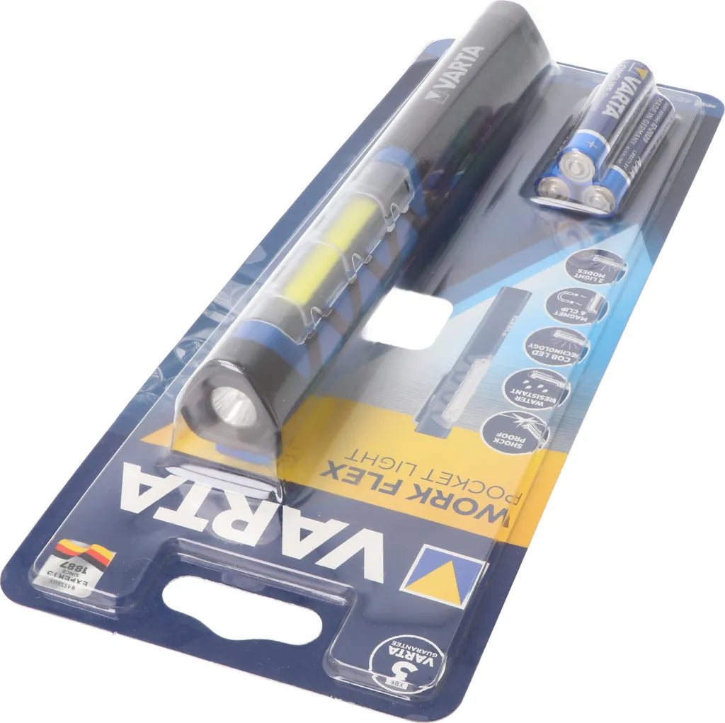  Varta Work Flex Pocket Light 3AAA Mit Batt.