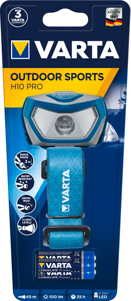  VARTA Outdoor Sports H10 Pro 3AAA Mit Batt.