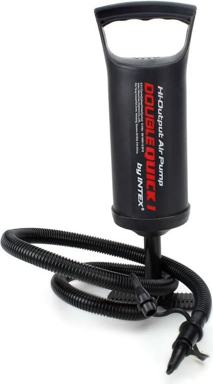  Intex Doppelhub Luftpumpe Double Quick I 29cm 3 Adapter 6.7/8.5/18mm