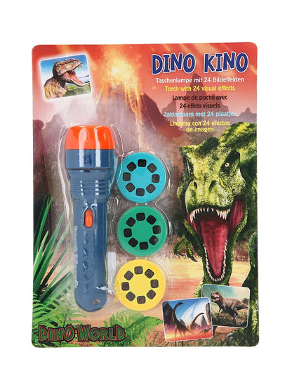  Multimedia Dino World Taschenlampe DINO KINO, Inkl. 3 Projektionsscheiben Taschenlampen Dinosaurier Leuchtmittel