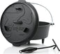  BBQ-Toro Dutch Oven DO6P, 7,3 L Premium Gusseisen Kochtopf, Gusstopf