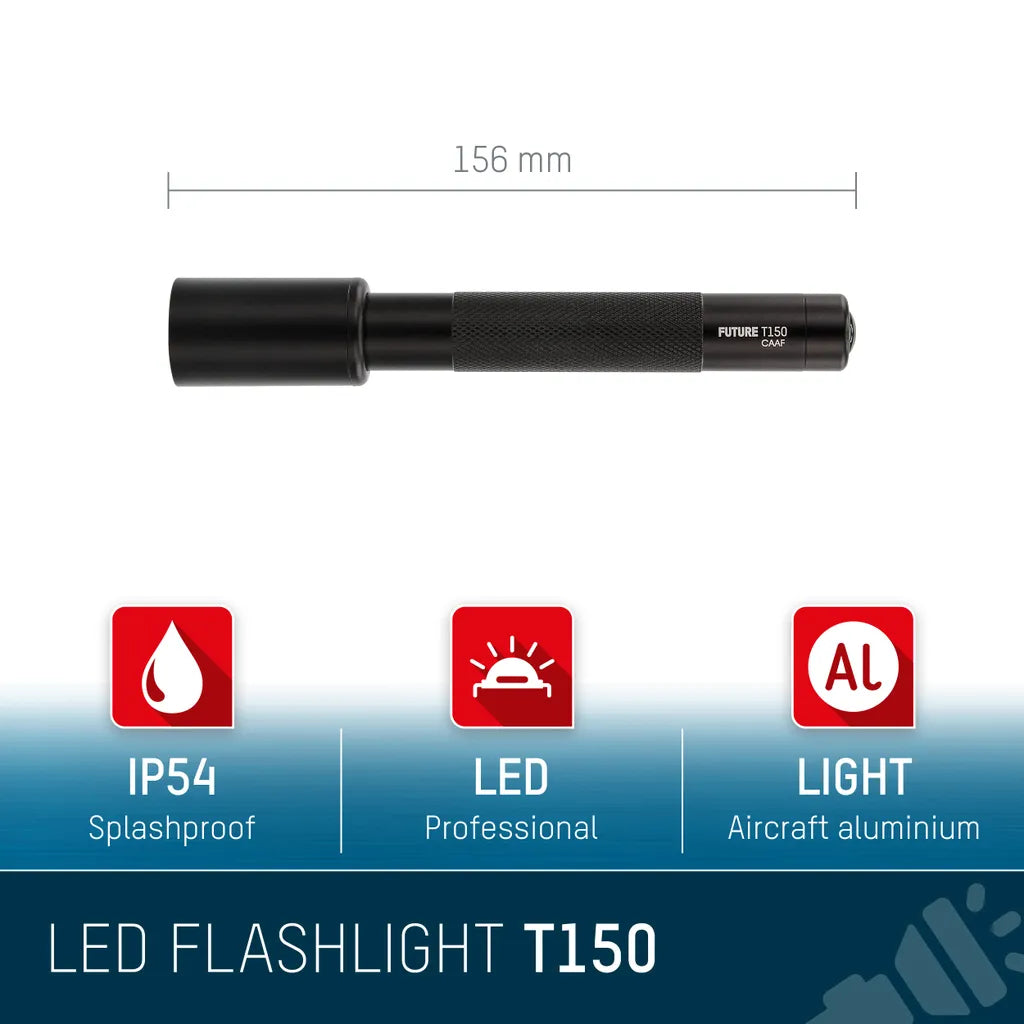  ANSMANN Future T150 Taschenlampe /hocheffizientes Reflektorsystem/150 Lumen/IP54