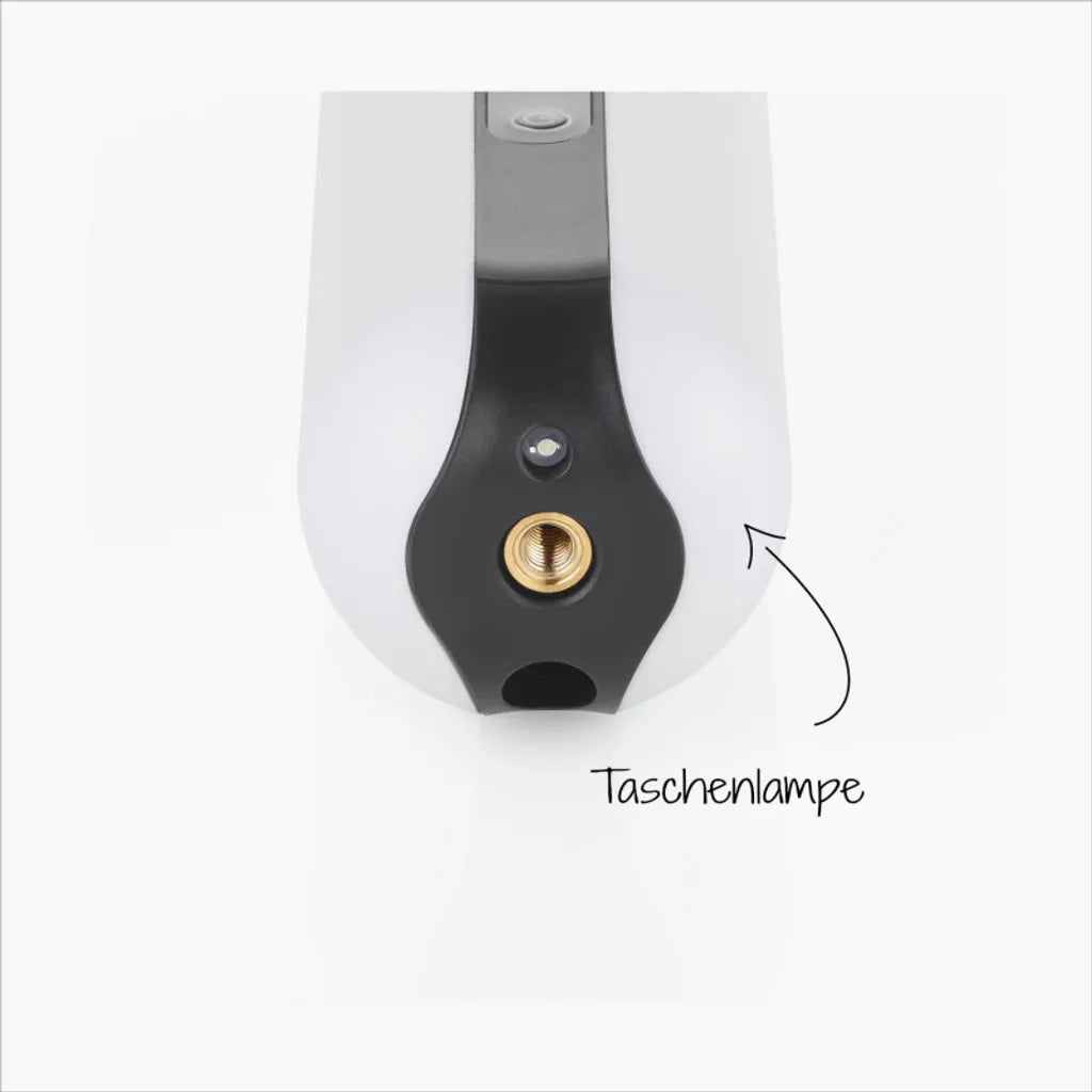  FISCHER Akku-Kompressor Mit Powerbank Und LED-Taschenlampe