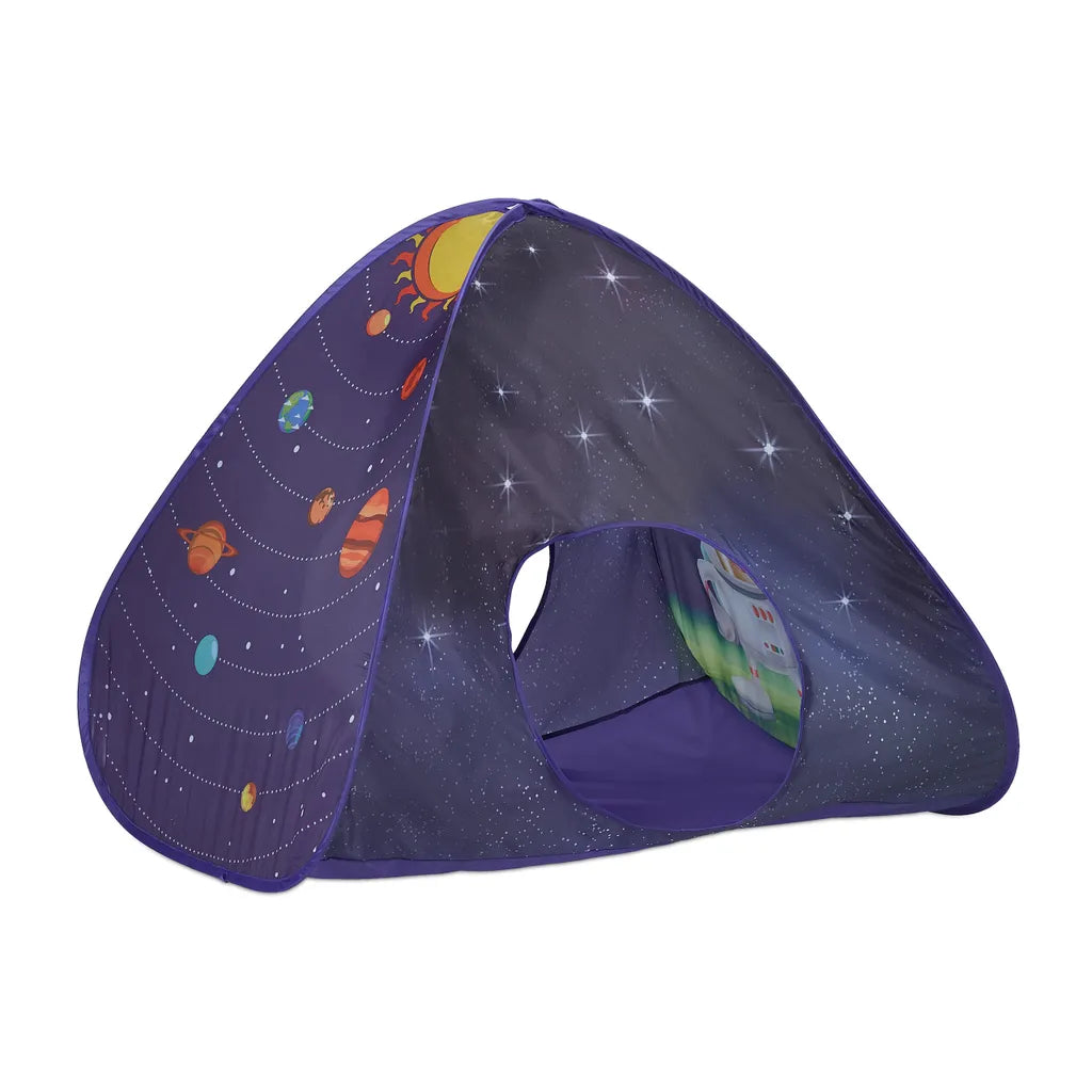  Relaxdays Pop Up Spielzelt Weltraum
