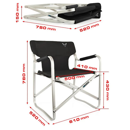  ROCKFOXX Regiestuhl Stuhl Campingstuhl Sitz Sessel Garten Camping Outdoor Möbel
