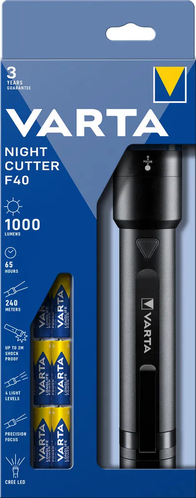  Varta Night Cutter F20R Wiederaufladbar 400 Lumen