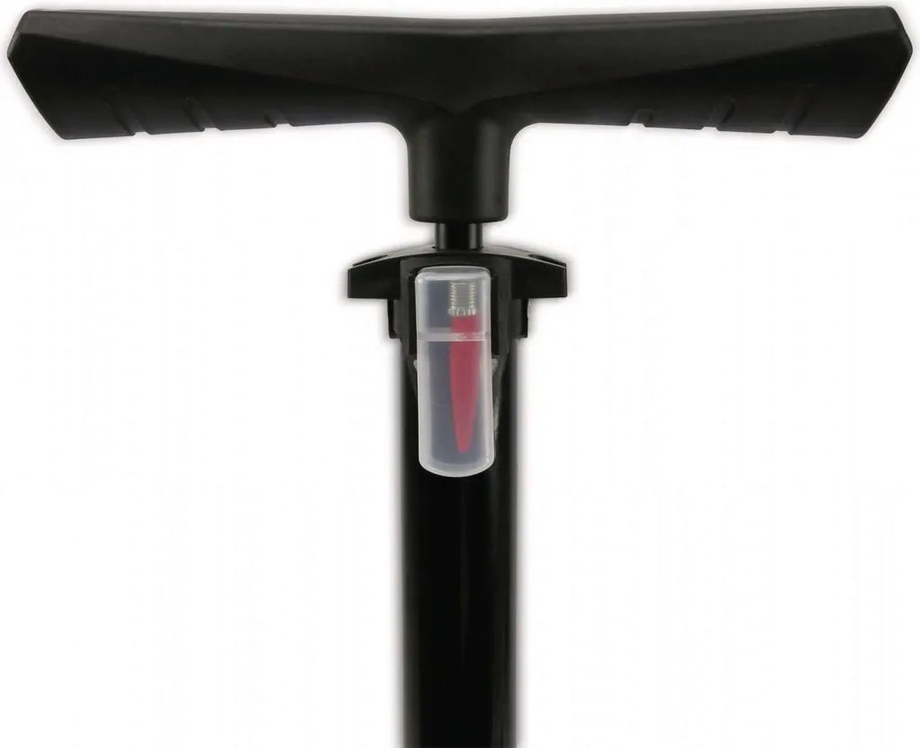  Fahrradpumpe Mit Manometer - Luftpumpe Für Alle Ventile - Standpumpe Für Dunlop-Ventil - Presta-Ventil Und Auto-Ventil - Schwarz