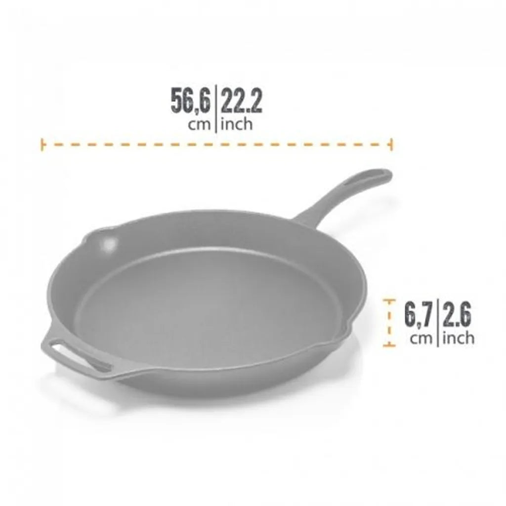  Petromax Feuerpfanne Fp35-t Mit Stiel Aus Gusseisen, Ø 35 Cm; Fp35-t