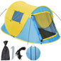  Tectake Pop-Up Wurfzelt - Blau/gelb