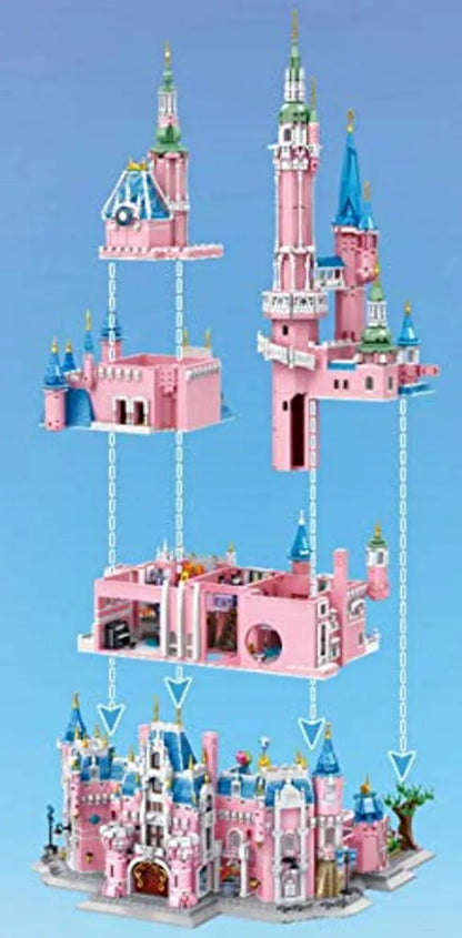  Panlos 613003 Riesiges Schloss Klemmbaustein Set