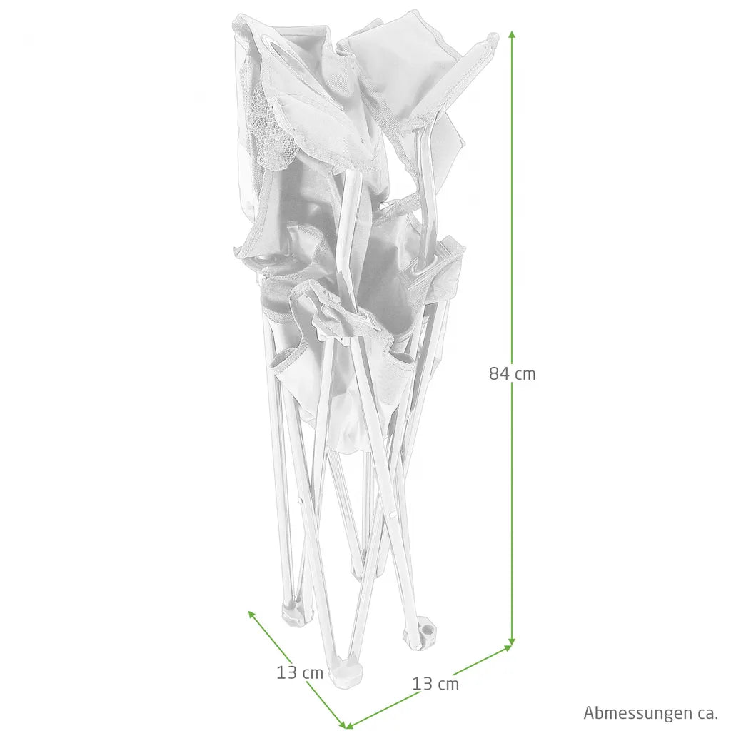  Raburg Angelstuhl JOE In SCHWARZ - Praktischer Faltstuhl Mit Armlehnen & Getränkehalter, Inklusive Tasche - Robust Für Camping, Strand, Angeln, Outdoor, Zuschauer, Jagd, Festival & Freizeit, Belastbar Bis 120 Kg