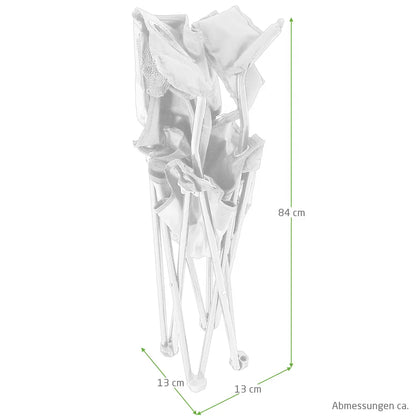  Raburg Angelstuhl JOE In SCHWARZ - Praktischer Faltstuhl Mit Armlehnen & Getränkehalter, Inklusive Tasche - Robust Für Camping, Strand, Angeln, Outdoor, Zuschauer, Jagd, Festival & Freizeit, Belastbar Bis 120 Kg