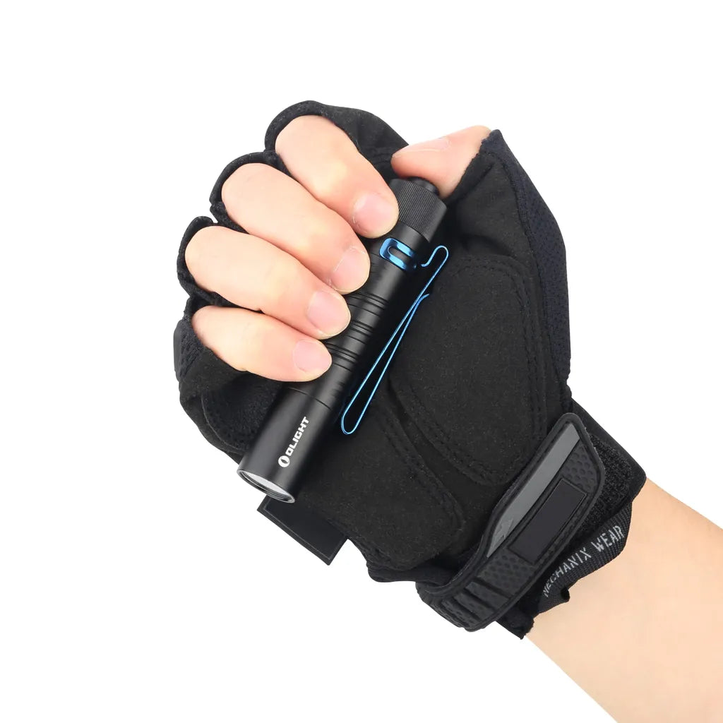  Olight I5T EOS Taschenlampe 300 Lumen / 60 Meter Kühle Weiße LED Heckschalter EDC-Taschenlampe, Mit AA Batterie + Batteriefach(Schwarz)