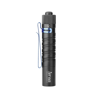  Olight I5T EOS Taschenlampe 300 Lumen / 60 Meter Kühle Weiße LED Heckschalter EDC-Taschenlampe, Mit AA Batterie + Batteriefach(Schwarz)