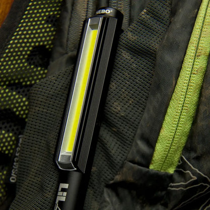 NEBO LIL LARRY™ Power Taschenlampe. 250 Lumen & Roter Blitzmodus, Schwarz
