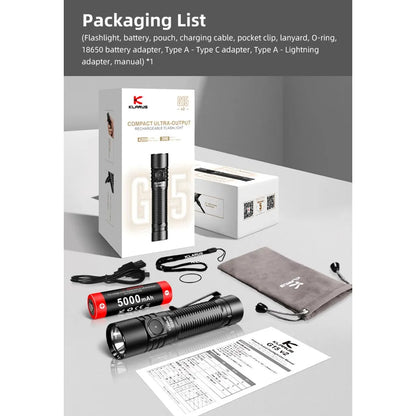  Klarus G15 V2.0 LED Taschenlampe 4200 Lumen