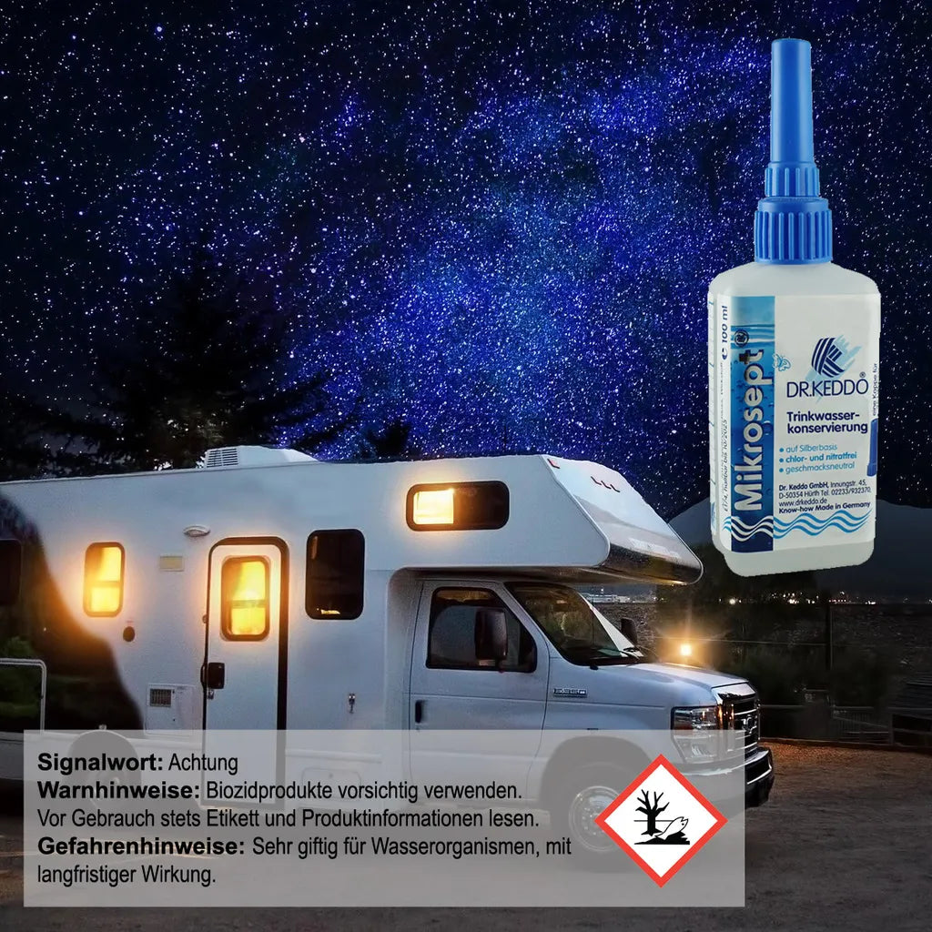  Dr.KEDDO - Mikrosept SV Trinkwasserkonservierung- 100ml - Mit Spritzverschluss - 10ml/100 Liter