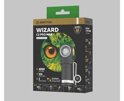  Armytek Wizard C2 Pro Max Magnet USB White, F06701C