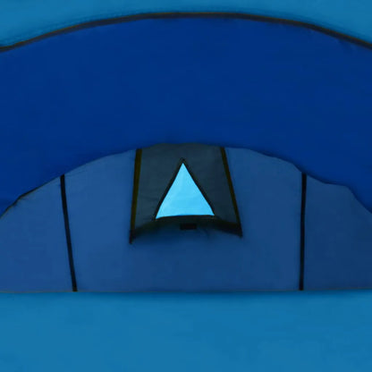  VidaXL Campingzelt 4 Personen Marineblau / Hellblau