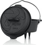  BBQ-Toro Dutch Oven DO1P, 1,8 L Premium Gusseisen Kochtopf, Gusstopf