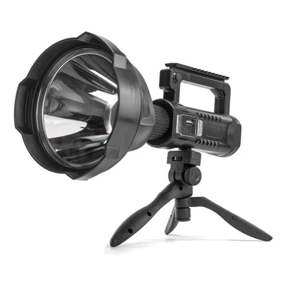  90000 Lumens Wiederaufladbare LED Scheinwerfer Taschenlampe Suchscheinwerfer Mit Stativ & USB-Ausgang