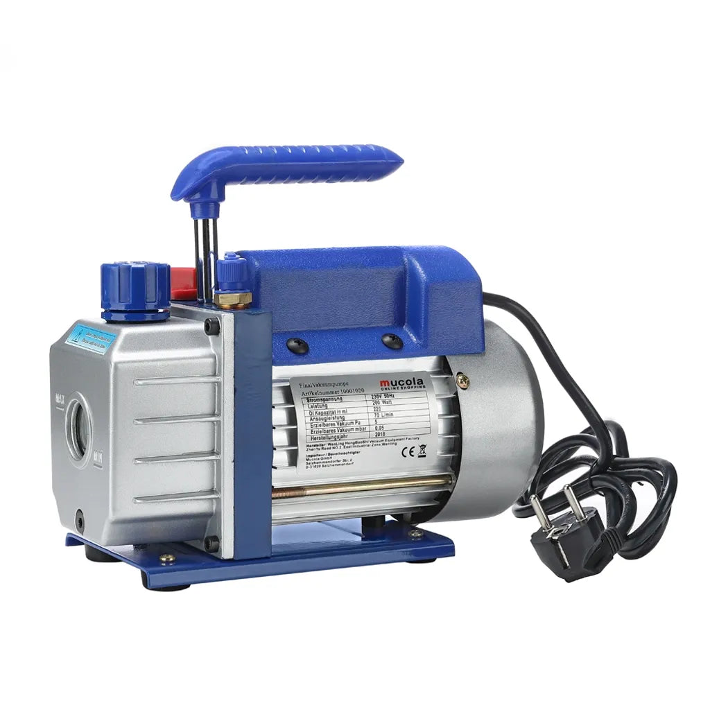 Mucola Vakuumpumpe Unterdruckpumpe 70 L/min Vakuum Pumpe Vacuumpumpe
