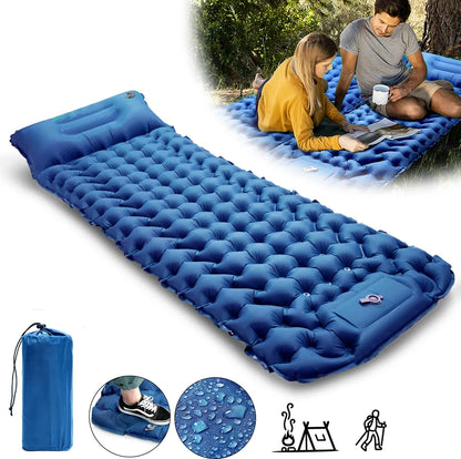  Freetoo Isomatte, Isomatte Ultraleicht, Isomatte Outdoor, Dicke Isomatten Camping Ultraleicht Mit Kissen Isomatte Selbstaufblare Schlafmatte, Wasserdichte & Faltbare